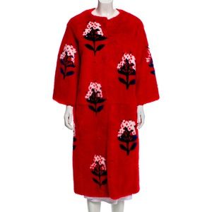 Carolina Herrera mink coat